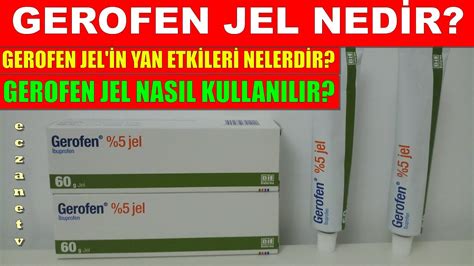Gerofen Jelin Kullanımı